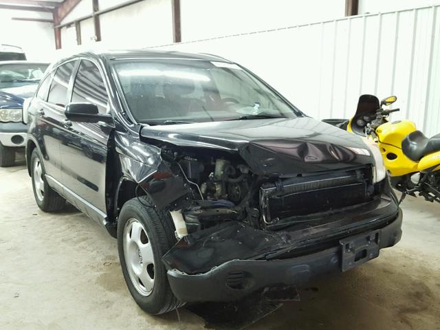 JHLRE38378C034104 - 2008 HONDA CR-V LX BLACK photo 1