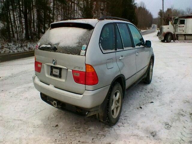 5UXFA53533LW24162 - 2003 BMW X5 3.0I SILVER photo 4