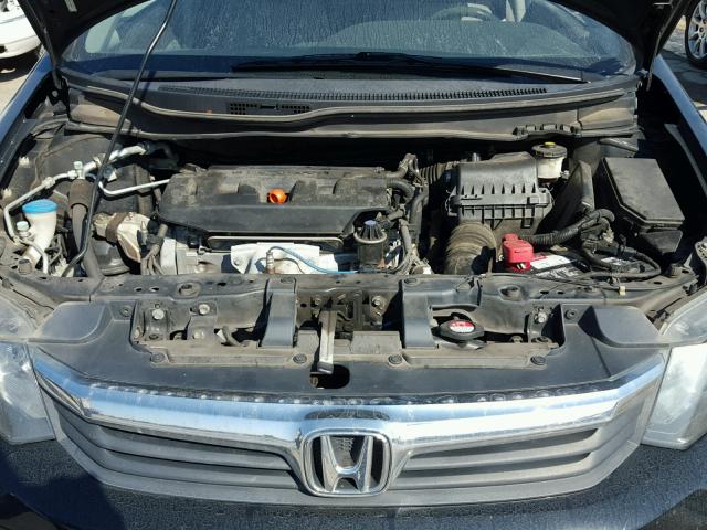 19XFB2F82CE101985 - 2012 HONDA CIVIC EX BLACK photo 7