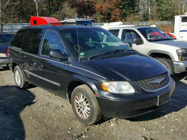 2C4GP74L14R568986 - 2004 CHRYSLER TOWN & COU BLACK photo 1