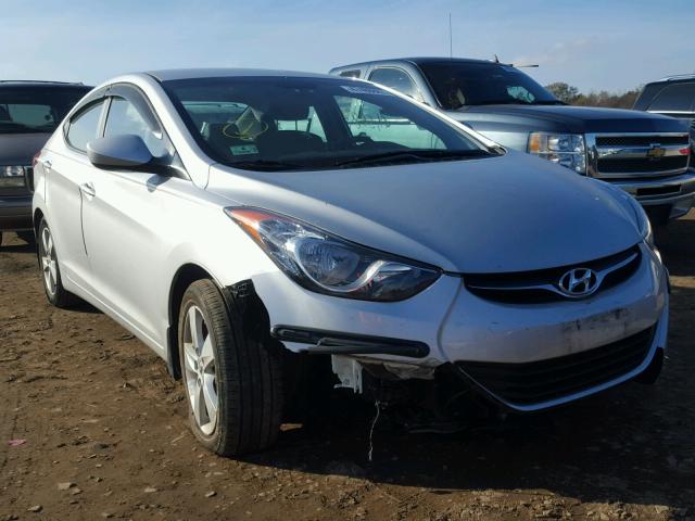 KMHDH4AE4DU757277 - 2013 HYUNDAI ELANTRA GL GRAY photo 1