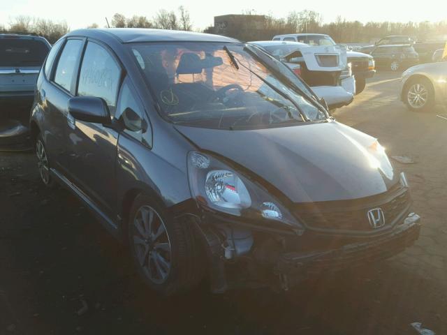 JHMGE8H69DC068372 - 2013 HONDA FIT SPORT GRAY photo 1