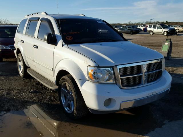 1D8HB58287F572751 - 2007 DODGE DURANGO LI WHITE photo 1