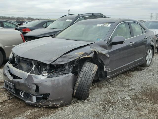 JH4CU26679C005232 - 2009 ACURA TSX GRAY photo 2