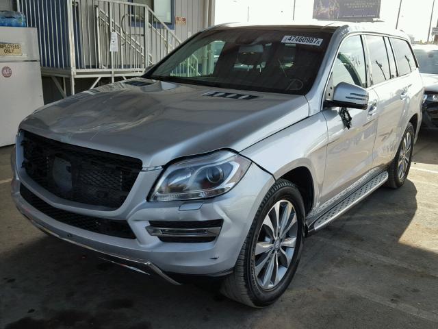 4JGDF6EE6GA627048 - 2016 MERCEDES-BENZ GL SILVER photo 2