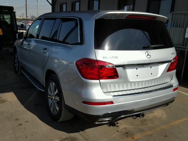 4JGDF6EE6GA627048 - 2016 MERCEDES-BENZ GL SILVER photo 3