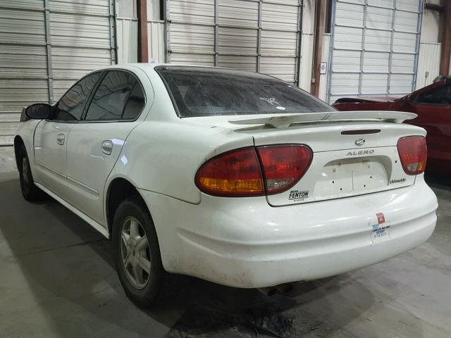 1G3NL52F53C229045 - 2003 OLDSMOBILE ALERO GL WHITE photo 3