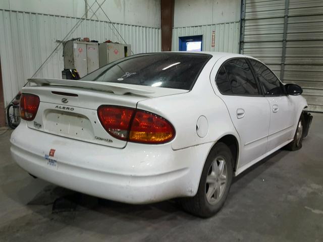 1G3NL52F53C229045 - 2003 OLDSMOBILE ALERO GL WHITE photo 4