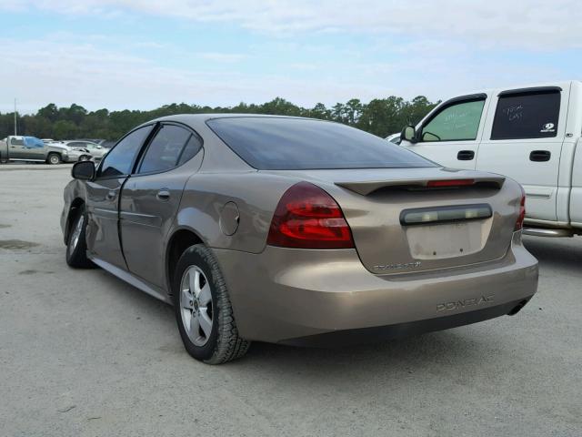 2G2WP552X61255690 - 2006 PONTIAC GRAND PRIX BROWN photo 3