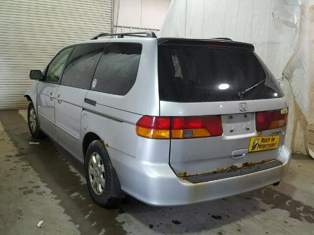 5FNRL18023B074003 - 2003 HONDA ODYSSEY EX SILVER photo 3