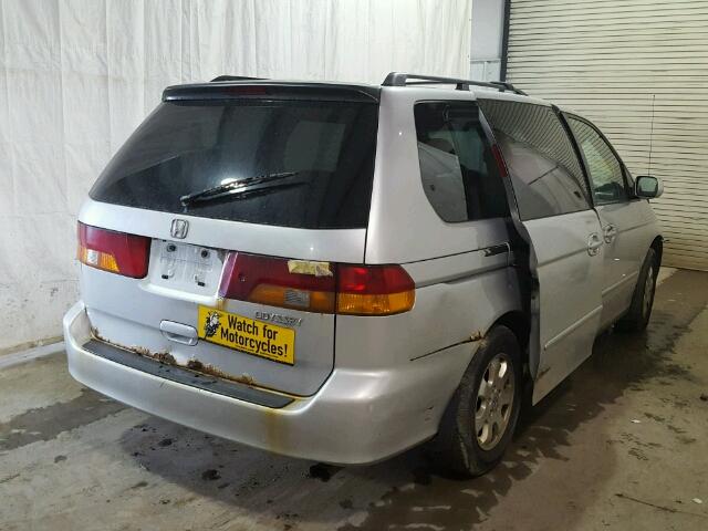 5FNRL18023B074003 - 2003 HONDA ODYSSEY EX SILVER photo 4