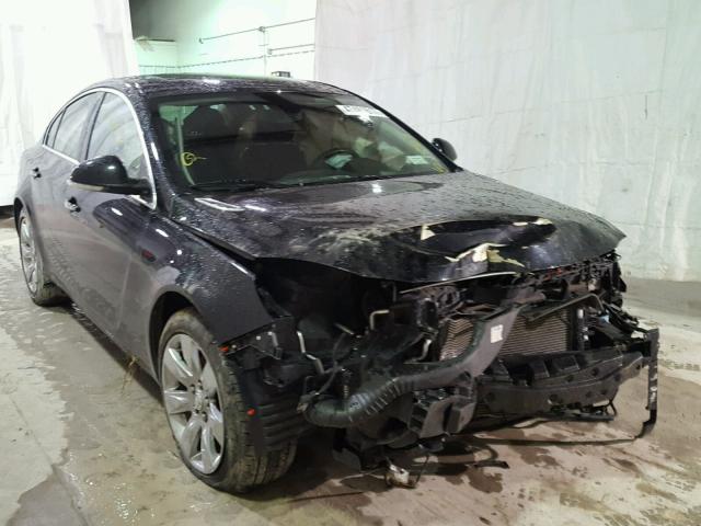 2G4GS5EVXD9127985 - 2013 BUICK REGAL PREM BLACK photo 1