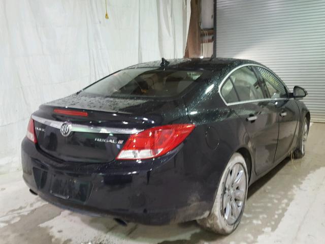 2G4GS5EVXD9127985 - 2013 BUICK REGAL PREM BLACK photo 4