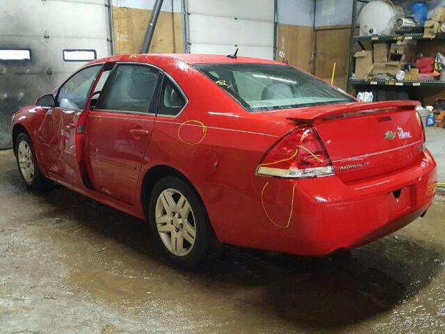 2G1WB5E39C1182612 - 2012 CHEVROLET IMPALA LT RED photo 3