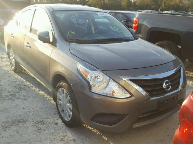 3N1CN7AP8GL917271 - 2016 NISSAN VERSA S GRAY photo 1