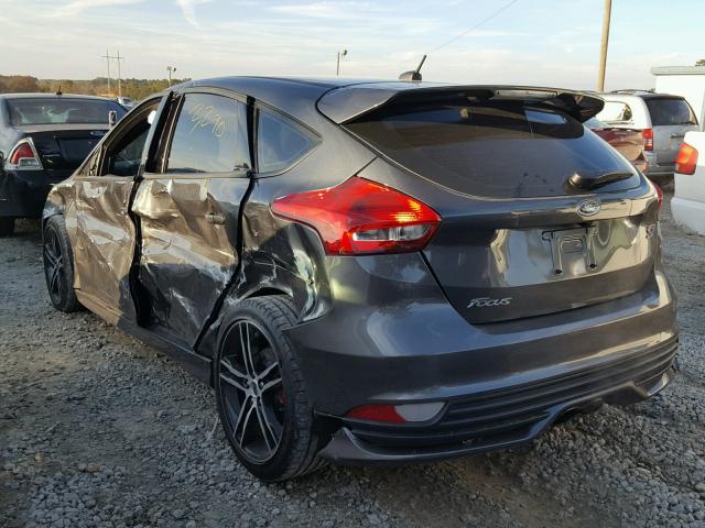 1FADP3L92HL269447 - 2017 FORD FOCUS ST GRAY photo 3