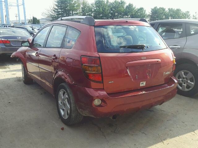 5Y2SM63845Z475915 - 2005 PONTIAC VIBE ORANGE photo 3