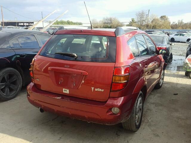 5Y2SM63845Z475915 - 2005 PONTIAC VIBE ORANGE photo 4