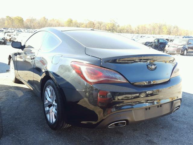 KMHHT6KD6DU107402 - 2013 HYUNDAI GENESIS CO BLACK photo 3