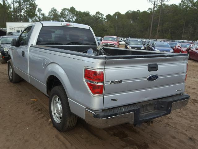 1FTMF1CM5DKF83454 - 2013 FORD F150 SILVER photo 3