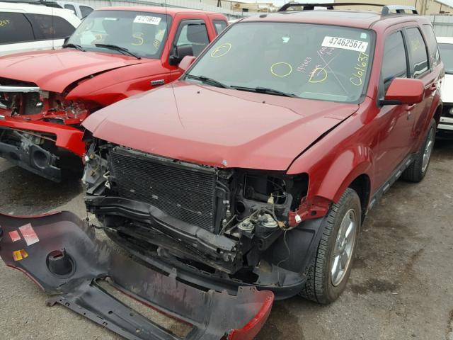 1FMCU0EG0AKC61637 - 2010 FORD ESCAPE LIM RED photo 2