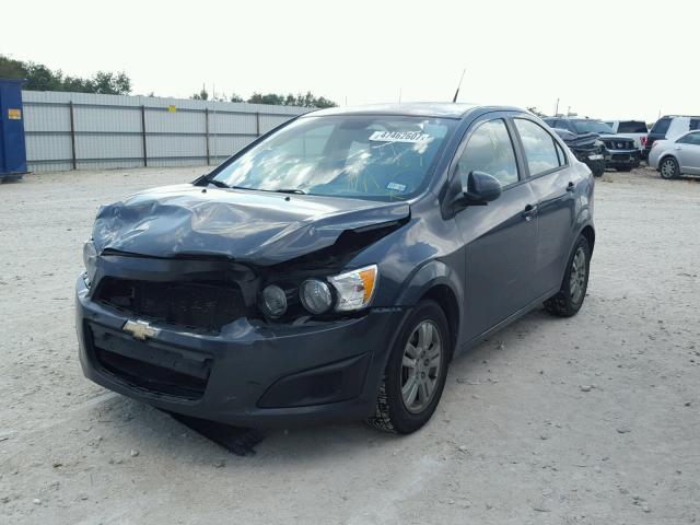 1G1JB5SH1C4195367 - 2012 CHEVROLET SONIC LS SILVER photo 2