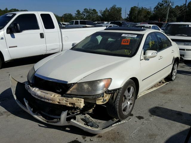 JH4KB16585C005706 - 2005 ACURA RL WHITE photo 2