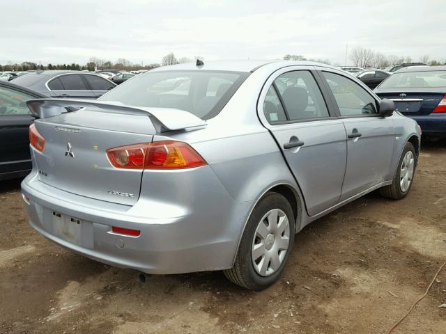 JA3AU16U49U022841 - 2009 MITSUBISHI LANCER DE SILVER photo 4