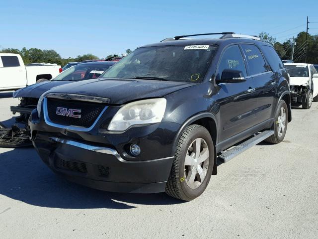 1GKKRRED2CJ350666 - 2012 GMC ACADIA SLT BLACK photo 2