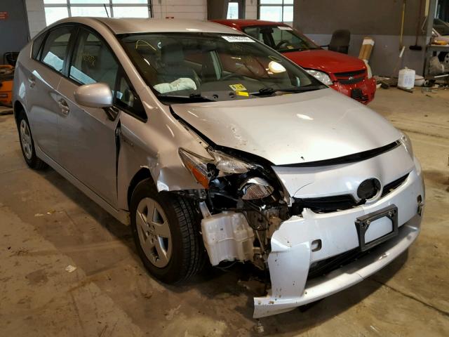 JTDKN3DU7A0159639 - 2010 TOYOTA PRIUS SILVER photo 1