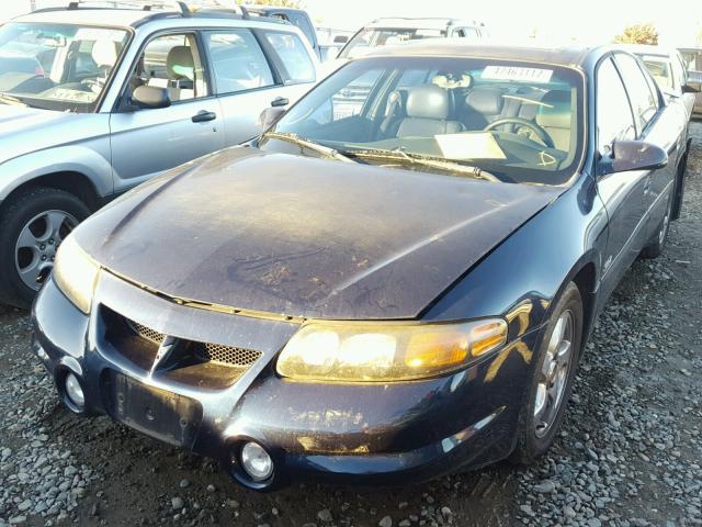 1G2HY52K834124669 - 2003 PONTIAC BONNEVILLE BLUE photo 2