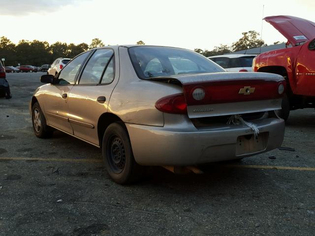 1G1JC52F547259213 - 2004 CHEVROLET CAVALIER GOLD photo 3