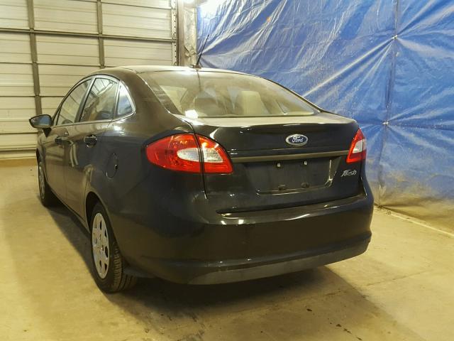 3FADP4AJ9BM113513 - 2011 FORD FIESTA S BLACK photo 3