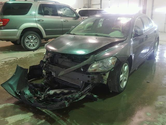 1G1ZA5EU2CF393636 - 2012 CHEVROLET MALIBU LS 黑色 照片 2