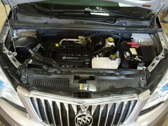 KL4CJGSB5FB112219 - 2015 BUICK ENCORE BROWN photo 7