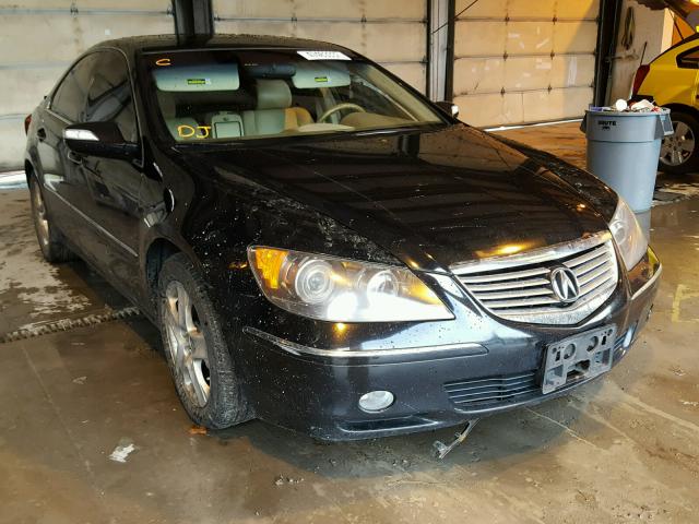 JH4KB16566C005401 - 2006 ACURA RL შავი ფოტო 1