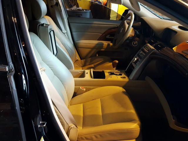 JH4KB16566C005401 - 2006 ACURA RL შავი ფოტო 5