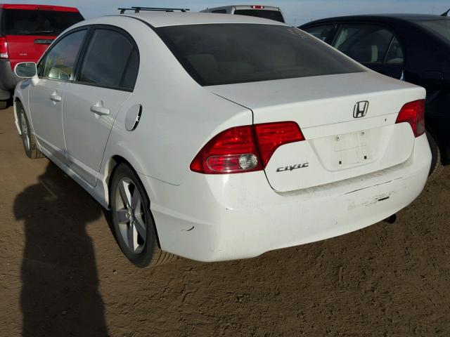 1HGFA16856L111467 - 2006 HONDA CIVIC EX WHITE photo 3