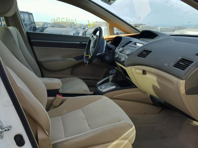 1HGFA16856L111467 - 2006 HONDA CIVIC EX WHITE photo 5