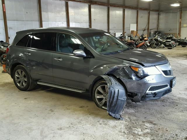 2HNYD2H73AH503730 - 2010 ACURA MDX ADVANC GRAY photo 9