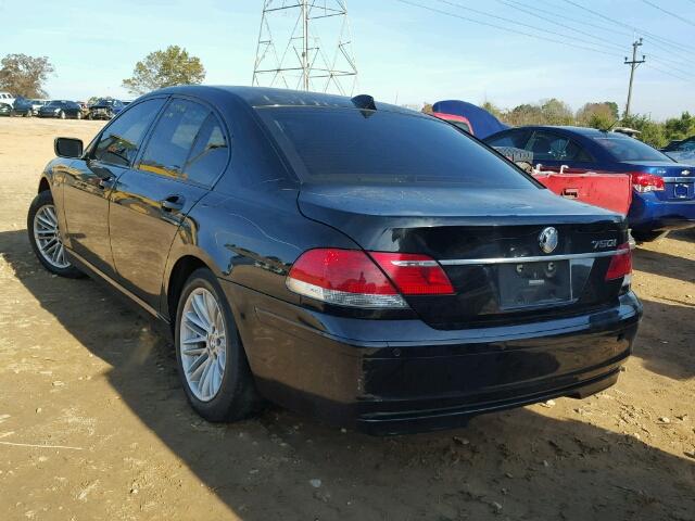 WBAHL83526DT04204 - 2006 BMW 750 I BLACK photo 3