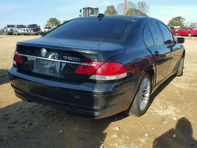 WBAHL83526DT04204 - 2006 BMW 750 I BLACK photo 4