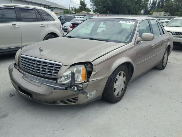 1G6KD54Y14U135726 - 2004 CADILLAC DEVILLE GOLD photo 2