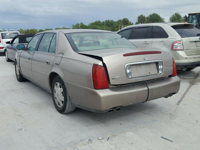 1G6KD54Y14U135726 - 2004 CADILLAC DEVILLE GOLD photo 3