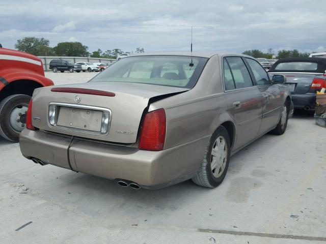 1G6KD54Y14U135726 - 2004 CADILLAC DEVILLE GOLD photo 4