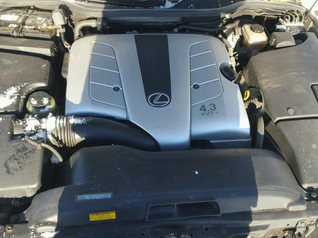 JTHBN36FX50179564 - 2005 LEXUS LS 430 SILVER photo 7