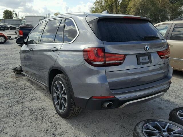 5UXKR2C59H0U21128 - 2017 BMW X5 SDRIVE3 GRAY photo 3