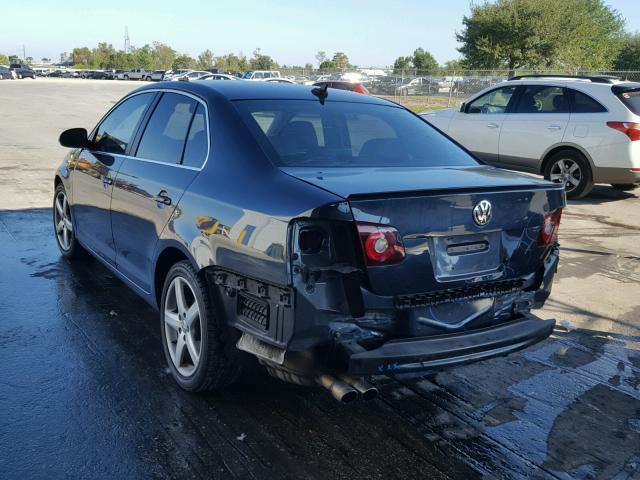 3VWRM71K48M104145 - 2008 VOLKSWAGEN JETTA SE أزرق صورة 3