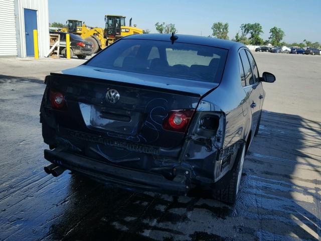 3VWRM71K48M104145 - 2008 VOLKSWAGEN JETTA SE أزرق صورة 4