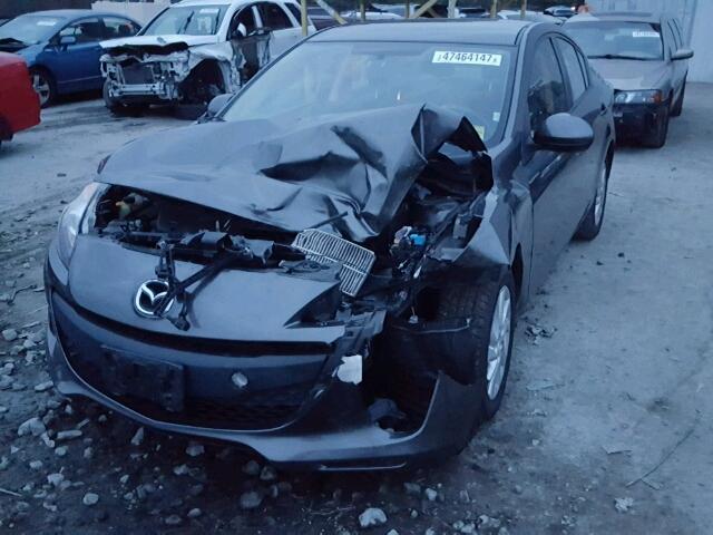 JM1BL1VG7C1507066 - 2012 MAZDA 3 I GRAY photo 9